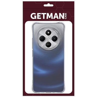TPU чехол GETMAN Ease logo усиленные углы Full Camera для Xiaomi Redmi 14C / Poco C75 Бесцветный (прозрачный)