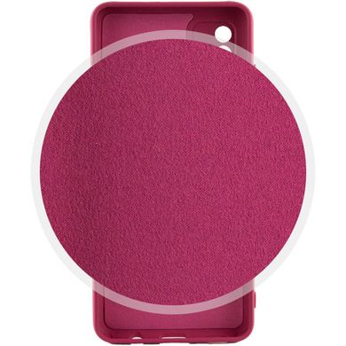 Чохол Silicone Cover Lakshmi Full Camera (A) для Samsung Galaxy A51 Бордовий / Marsala