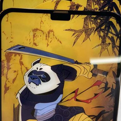 Захисне скло 5D Anti-static Panda (тех.пак) для Apple iPhone 11 / XR (6.1") Чорний