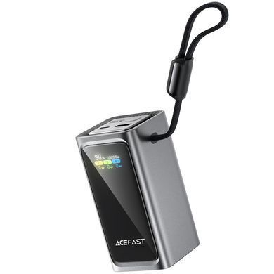 Портативний ЗП Power Bank Acefast M33 100W 20000 mAh Metal gray