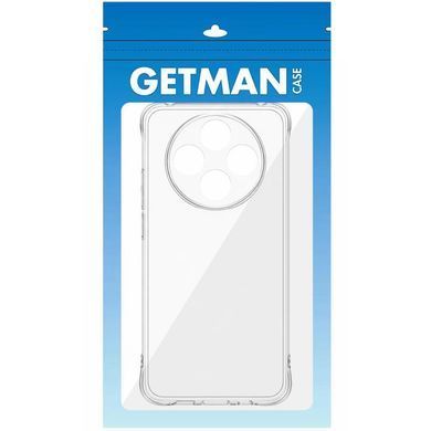 TPU чехол GETMAN Ease logo усиленные углы Full Camera для Xiaomi Redmi 14C / Poco C75 Бесцветный (прозрачный)