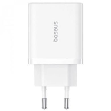 СЗУ Baseus Cube Pro Fast Charger PD30W+QC3.0 (1USB-A/1C) (P10111404) Moon White