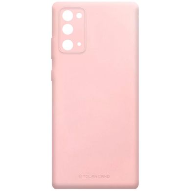 TPU чохол Molan Cano Smooth для Samsung Galaxy Note 20 Рожевий