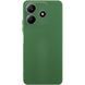 Чохол TPU GETMAN Liquid Silk Full Camera для Xiaomi Redmi Note 14 5G Зелений / Dark green