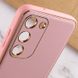 Кожаный чехол Xshield для Samsung Galaxy S24 Розовый / Pink фото 5