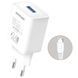 МЗП Amaya M3 2.4A (1USB-A) + кабель USB to MicroUSB White фото 1