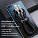 Дата кабель Baseus Cafule Metal Data USB to Type-C 66W (1m) (CAKF00010) Black фото 5