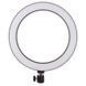 Кольцевая светодиодная LED лампа Flat Ring 8" Black фото 1