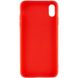 Силіконовий чохол Candy для Apple iPhone X / XS (5.8") Червоний фото 2