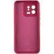 Чехол TPU GETMAN Liquid Silk Full Camera для Xiaomi 13 Бордовый / Marsala фото 3