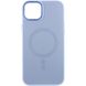 Чехол TPU+Glass Sapphire Midnight Open Camera with MagSafe для Apple iPhone 15 Plus (6.7") Голубой / Blue фото 1