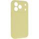 Чохол Silk Full Camera Protective (AA) NO LOGO для Apple iPhone 17 Pro (6.3") Жовтий / Mellow Yellow фото 1