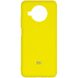 Чехол Silicone Cover My Color Full Protective (A) для Xiaomi Mi 10T Lite / Redmi Note 9 Pro 5G Желтый / Flash