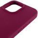 Чохол Silk Full Protective (AA) NO LOGO для Apple iPhone 16 Pro (6.3") Бордовий / Maroon фото 4