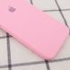 Чехол Silicone Case Square Full Camera Protective (AA) для Apple iPhone XR (6.1") Розовый / Light pink фото 2