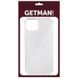 TPU чехол GETMAN Ease logo усиленные углы для Apple iPhone 14 (6.1") Бесцветный (прозрачный) фото 7
