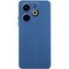 Чехол TPU GETMAN Liquid Silk Full Camera для Infinix Hot 40i Синий / Navy Blue