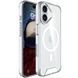 Чехол TPU Space Case with Magnetic Fit для Apple iPhone 16 Plus (6.7") Прозрачный фото 1
