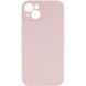 Чехол Silk Full Camera Protective (AA) NO LOGO для Apple iPhone 14 (6.1") Розовый / Pink Sand