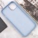 Чехол TPU+Glass Sapphire Midnight Open Camera with MagSafe для Apple iPhone 15 Plus (6.7") Голубой / Blue фото 4