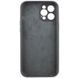 Чохол Silk Full Camera Protective (AA) NO LOGO для Apple iPhone 12 Pro Max (6.7") Сірий / Dark Gray фото 4