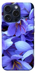 Чехол itsPrint Фиолетовый сад для Apple iPhone 15 Pro (6.1")
