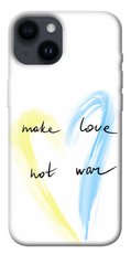 Чохол itsPrint Make love not war для Apple iPhone 14 (6.1")