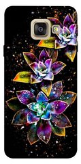 Чехол itsPrint Flowers on black для Samsung A520 Galaxy A5 (2017)