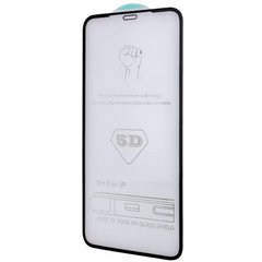 Захисне скло 5D Hard (full glue) (тех.пак) для Apple iPhone 13 mini (5.4") Чорний