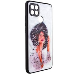 TPU+PC чехол Prisma Ladies для Oppo A15s / A15 Girl in a hat