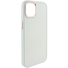 TPU чохол Bonbon Metal Style для Apple iPhone 14 (6.1") Білий / White