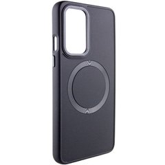 TPU чохол Bonbon Metal Style with MagSafe для OnePlus 9 Чорний / Black