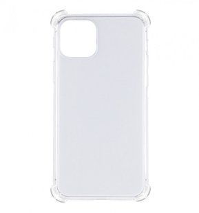 TPU чохол GETMAN Ease logo посилені кути для Apple iPhone 11 Pro Max (6.5") Безбарвний (прозорий)