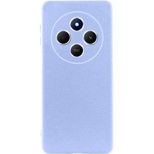 Чехол TPU GETMAN Liquid Silk Full Camera для Xiaomi Redmi 14C / Poco C75 Сиреневый / Light purple