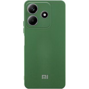 Чохол Silicone Cover Lakshmi Full Camera (AAA) with Logo для Xiaomi Redmi Note 14 5G Зелений / Cyprus Green