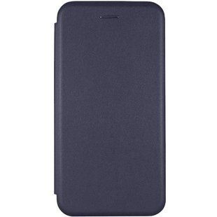 Кожаный чехол-книжка Classy для Apple iPhone 13 (6.1") Темно-синий