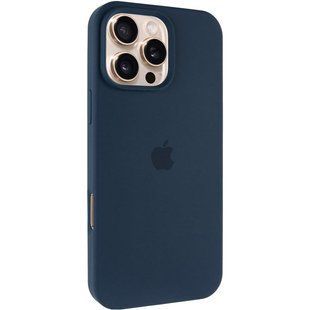 Чехол Silicone Case Full Protective (AA) для Apple iPhone 16 Pro Max (6.9") Синий / Deep navy