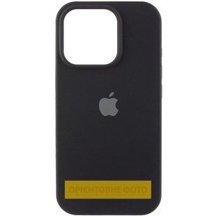 Чехол Silicone Case (AA) Logo with MagSafe для Apple iPhone 17 (6.3") Черный / Black