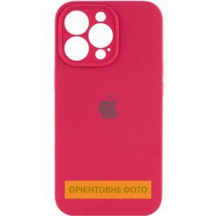 Чехол Silicone Case Full Camera Protective (AA) для Apple iPhone 17 Air (6.5") Красный / Rose Red