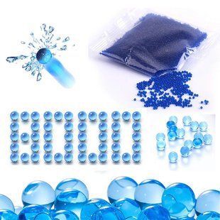 Гідрогелеві кульки (орбізи) 8000 шт. упаковка Blue