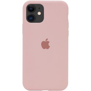 Чехол Silicone Case Full Protective (AA) для Apple iPhone 11 (6.1") Розовый / Pink Sand