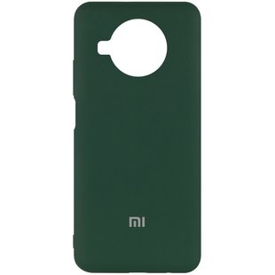 Чехол Silicone Cover My Color Full Protective (A) для Xiaomi Mi 10T Lite / Redmi Note 9 Pro 5G Зеленый / Dark green