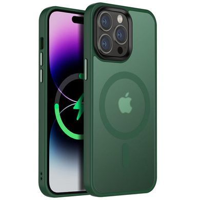 Чехол Ummi Colorful with Magnetic Fit для Apple iPhone 13 Pro Max (6.7") Зеленый / Dark Green