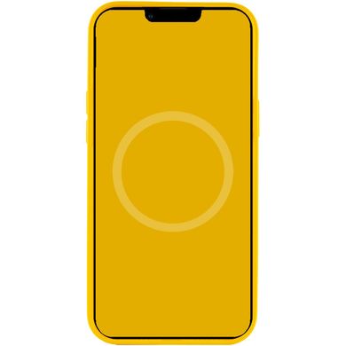 Уценка Чехол Silicone case (AAA) full with Magsafe and Animation для Apple iPhone 12 Pro Max (6.7") Дефект упаковки / Желтый / Sunflower