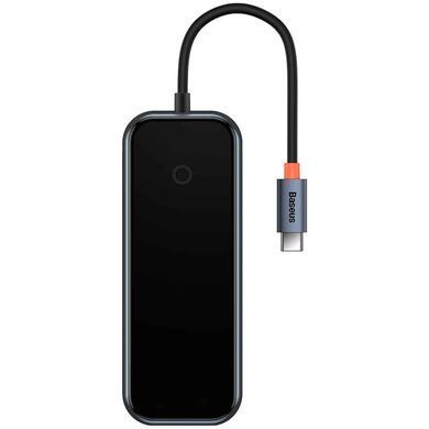 Переходник Baseus Hub AcmeJoy 4-Port Type-C (USB3.0*3+Type-C PD&Data*1) (WKJZ) Dark Gray