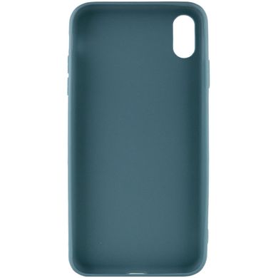 Силиконовый чехол Candy для Apple iPhone X / XS (5.8") Синий / Powder Blue