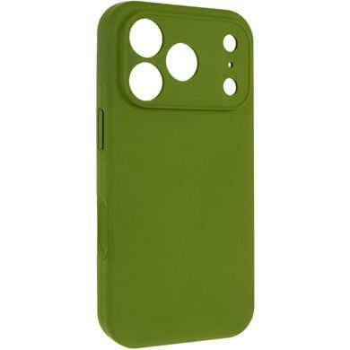 Чехол Silk Full Camera Protective (AA) NO LOGO для Apple iPhone 17 Pro Max / 18 Pro Max (6.9") Зеленый / Dark Olive