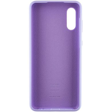 Чехол Silicone Cover Full Protective (AA) для Samsung Galaxy A02 Сиреневый / Dasheen