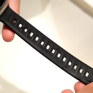 Ремінець BlueO Fluoro Rubber Sport для Apple Watch 42(ser.1-3)/44/45/46/49mm Black