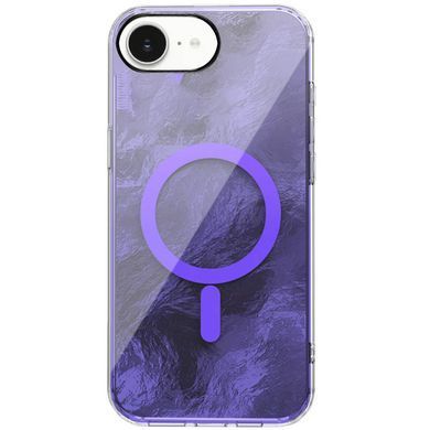 Чехол TPU Shiny Mountain Magnetic Fit для Apple iPhone 16e / 17e (6.1") Purple